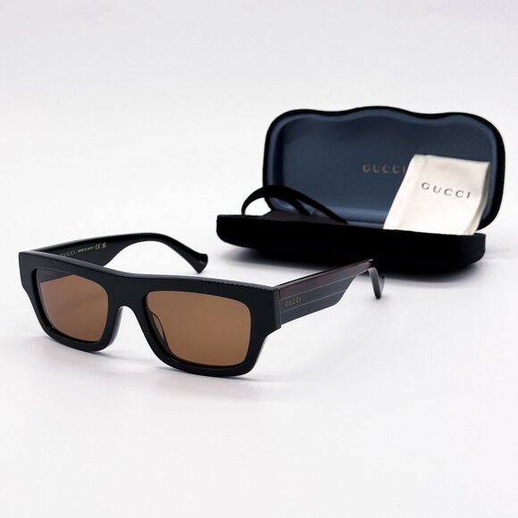 NEW GUCCI SUNGLASSES GG1301S 004 BLACK MEN EYEWEAR